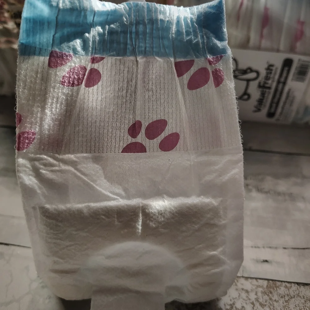🐕33 Disposable Dog Diapers w/ Tail Hole Small